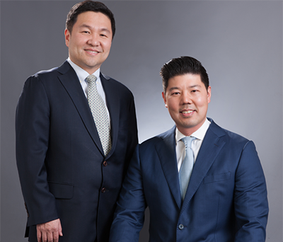Photo of Joshua S. Lim and Henry L. Kim
